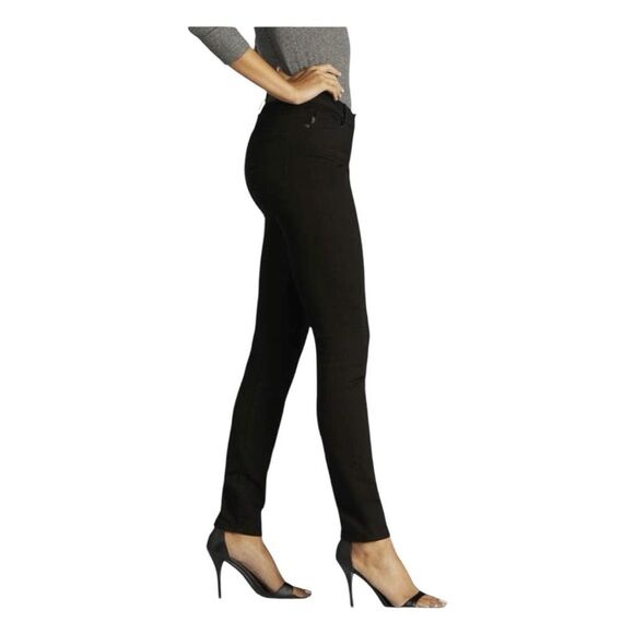 Lee Sculpting Slim Fit Skinny Leg Jean Black Wash Denim Stretch 5-Pocket 12 - Picture 2 of 12